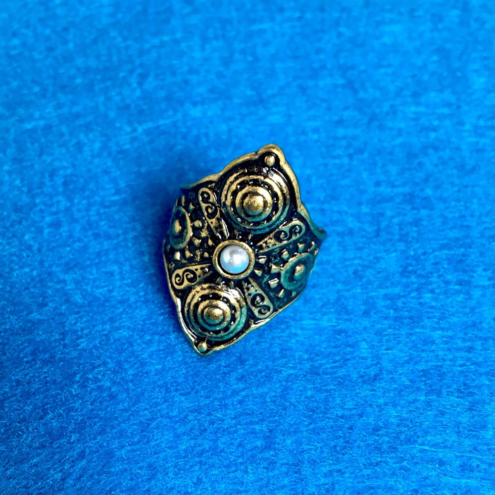 Bronze costume/ medieval ring